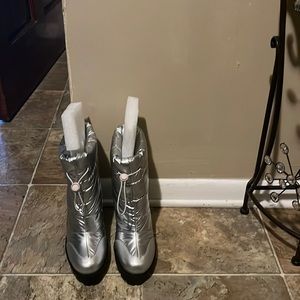 Sliver draw string Boots